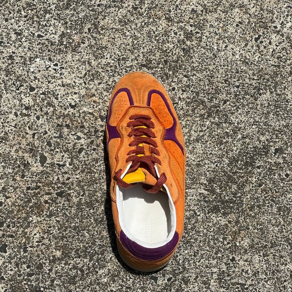 ALOHAS Tb. 490 Orange Rife Leather Sneakers (Size 37/6.5-7) - Picture 7 of 9